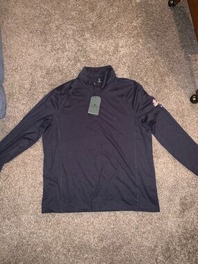 StormTech Men's Grey Quarter-Zip Pullover